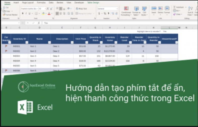 Lập trình excel tiết kiệm thời gian.