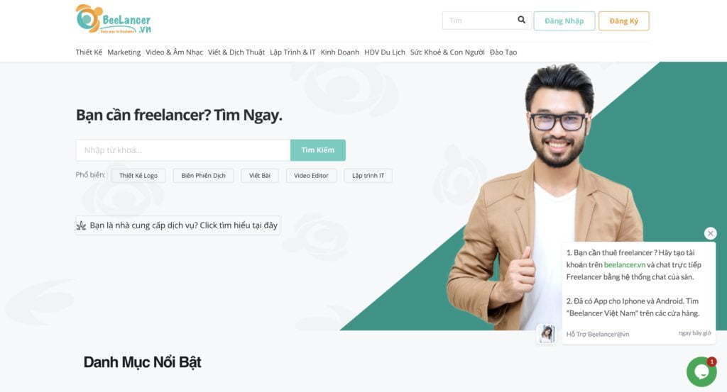 Beelancer nơi cung cấp dịch vụ freelance video editor chất lượng.