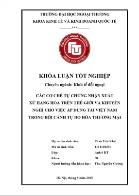 Nhận định dạng chuẩn format tiểu luận, báo cáo thực tập, khóa...